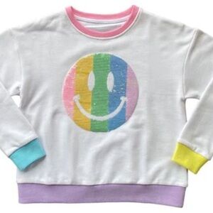 Queen of Sparkles smiley face sweatshirt